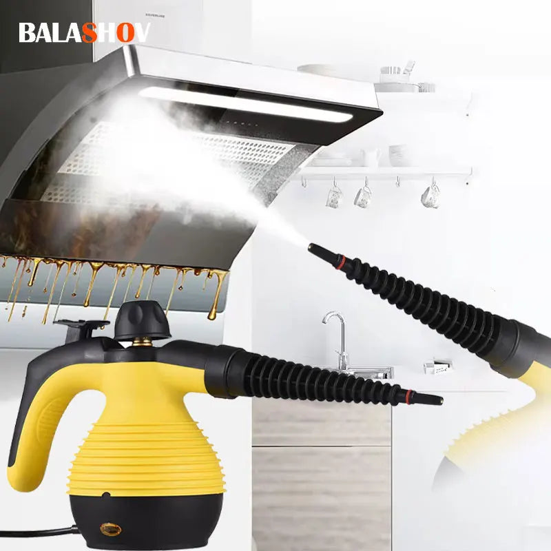 BALASHOV 1050W Handheld Steam Cleaner – Kitchen & Home Handheld Steam Cleaner Axl