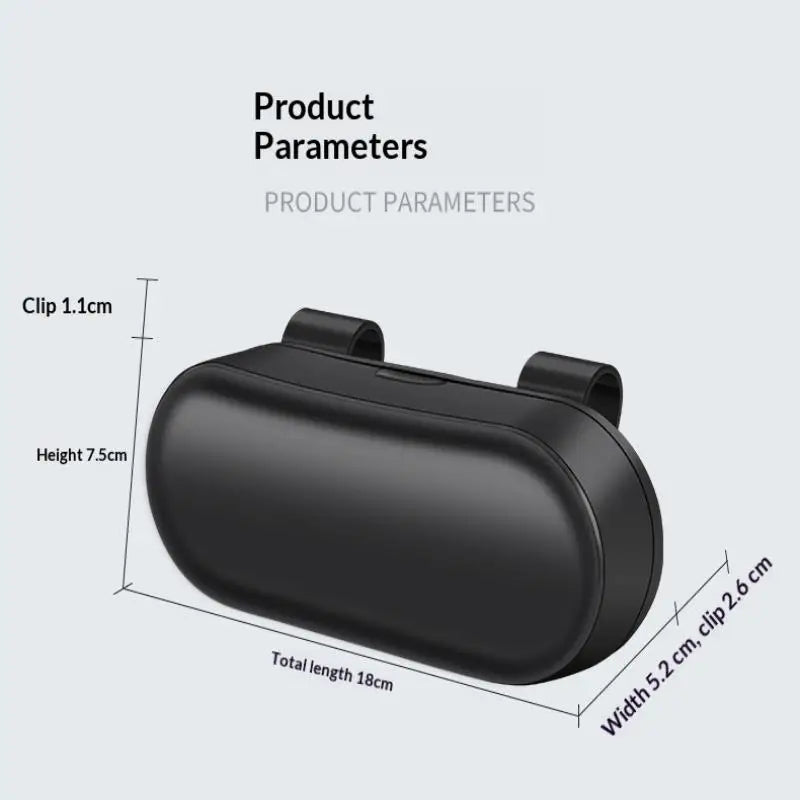 Car Sun Visor Glasses Holder – Eyeglass Case Storage Box Car Visor Organizer Axl