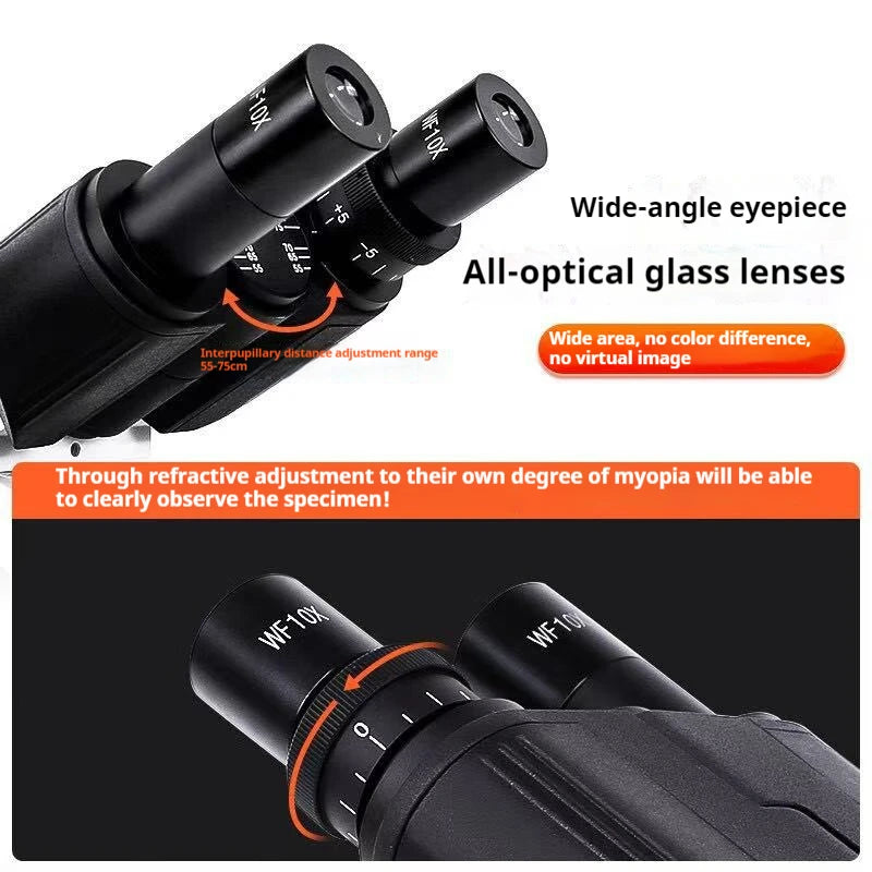 Trinocular Biological Microscope – Aquaculture & Lab | 500X Trinocular Microscope Axl