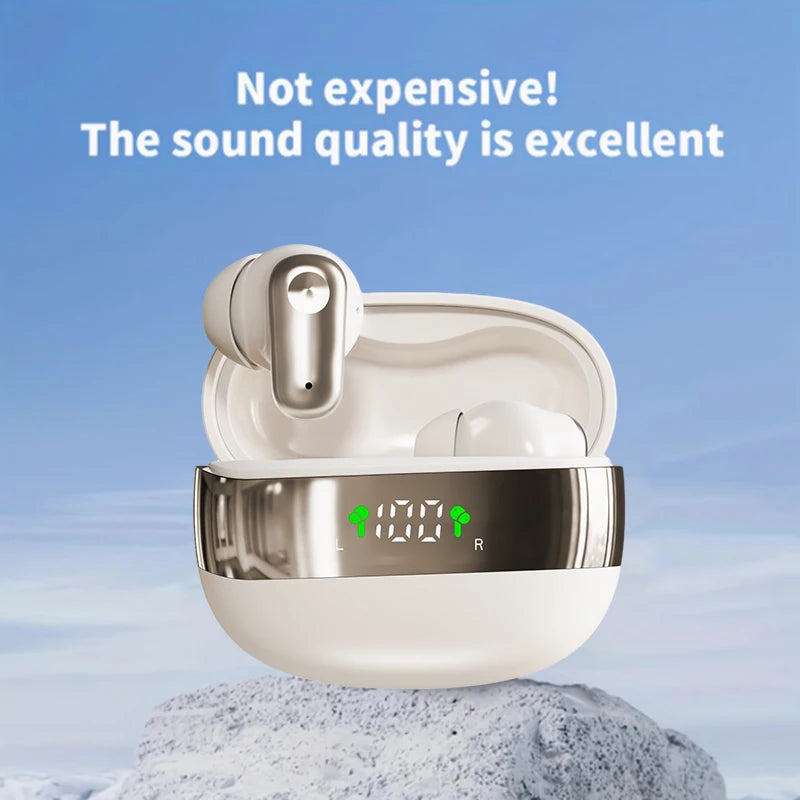 MINI550 Bluetooth 5.4 TWS Earbuds – Noise Cancelling Wireless Wireless TWS Earbuds Axl