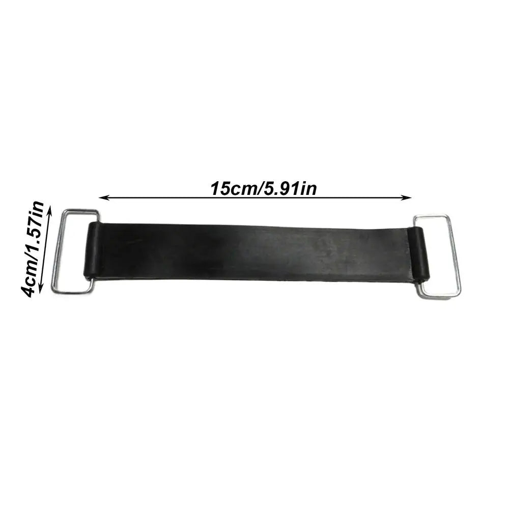 Stretchable Motorcycle Battery Strap – Secure Hold Band Battery Hold-Down Strap Axl Black