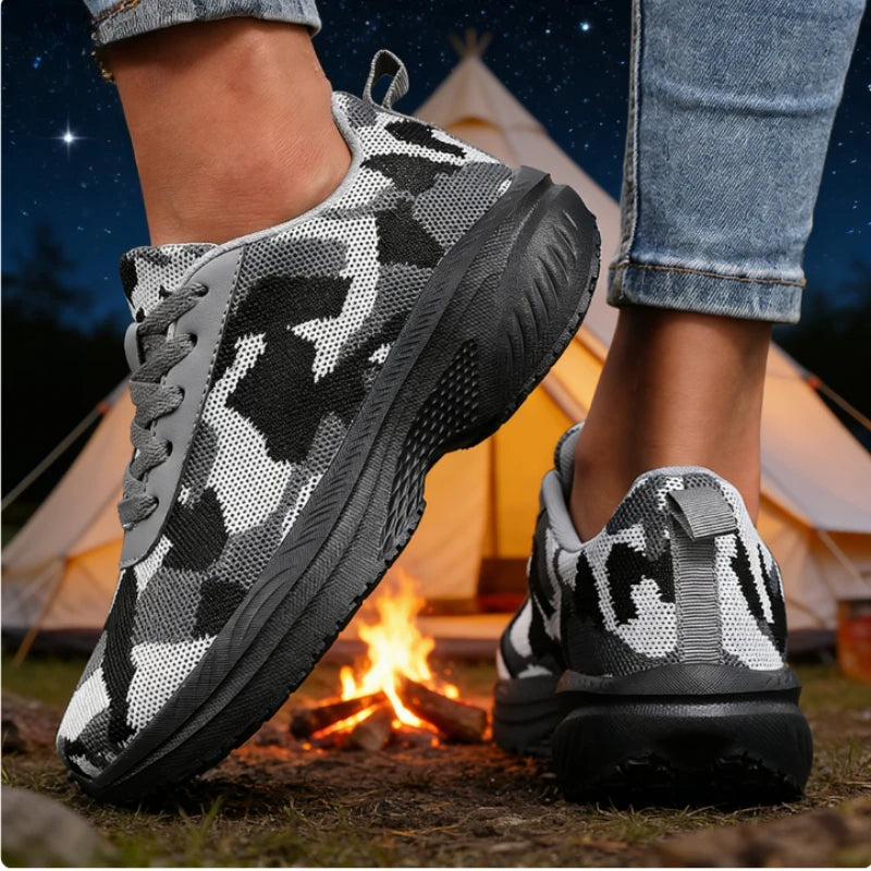 Women's Camouflage Hiking Sneakers – Lightweight Outdoor Shoes Women's Hiking Sneakers Axl