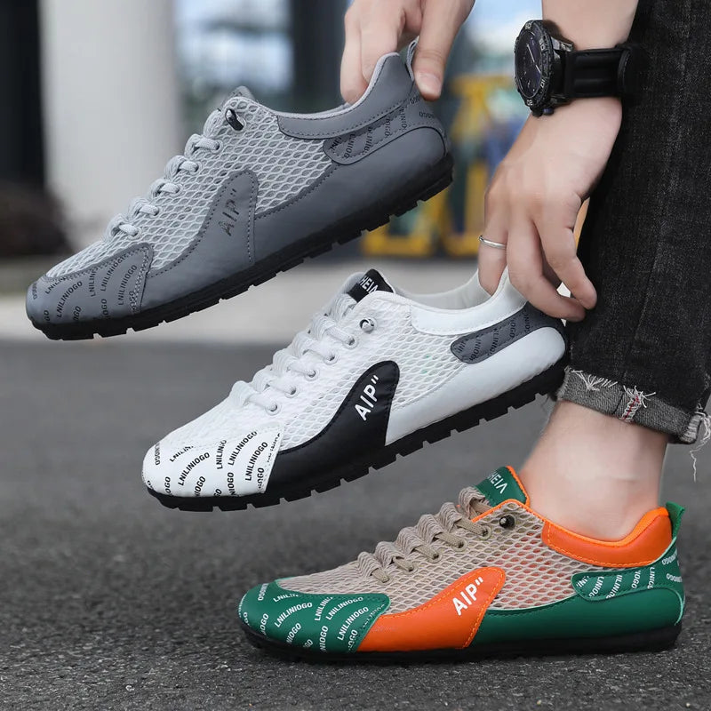 Men's Breathable Mesh Sport Sneakers – Non-Slip & Lightweight Men's Sport Sneakers Axl