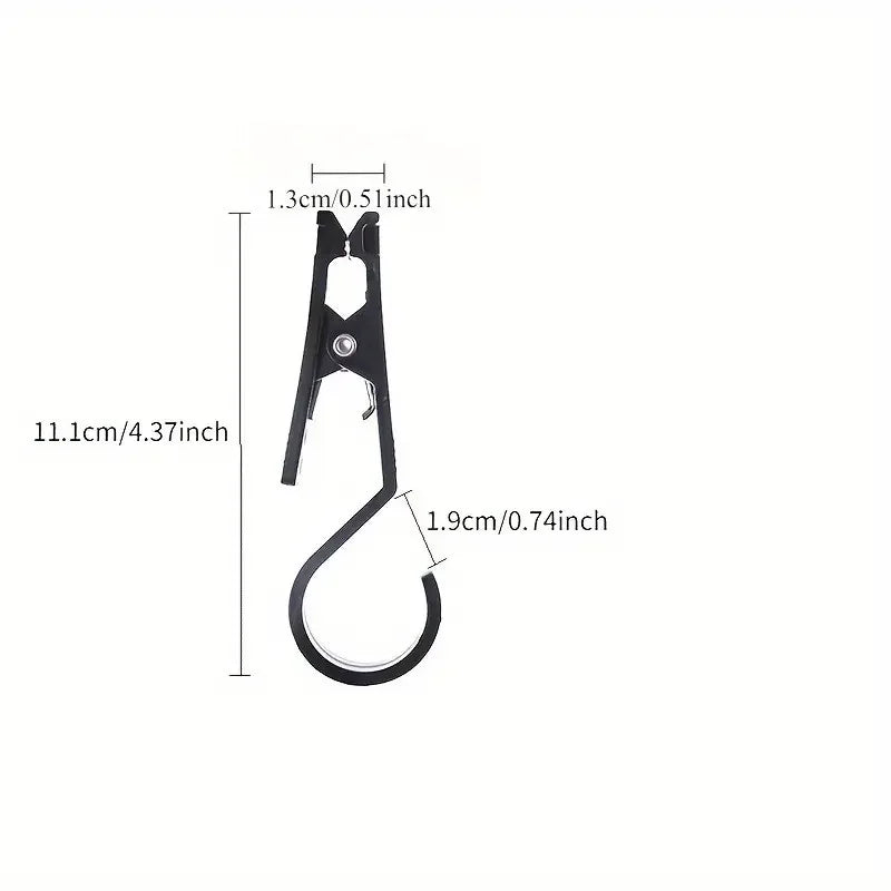 4-Pack Camping Hooks – Tent, Canopy & Awning Clips Camping Hooks Axl