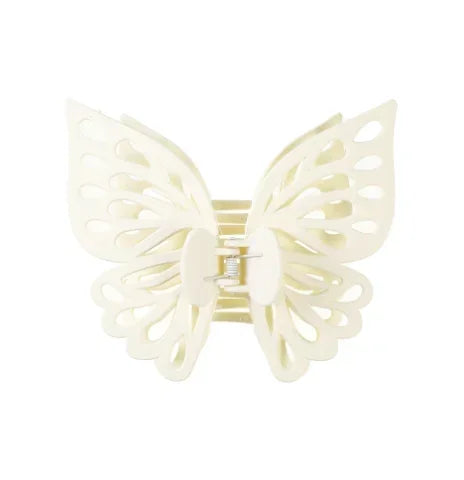 Large Hollow Butterfly Hair Claw Clip – Korean Fairy Style Hair Claw Clip Axl Beige