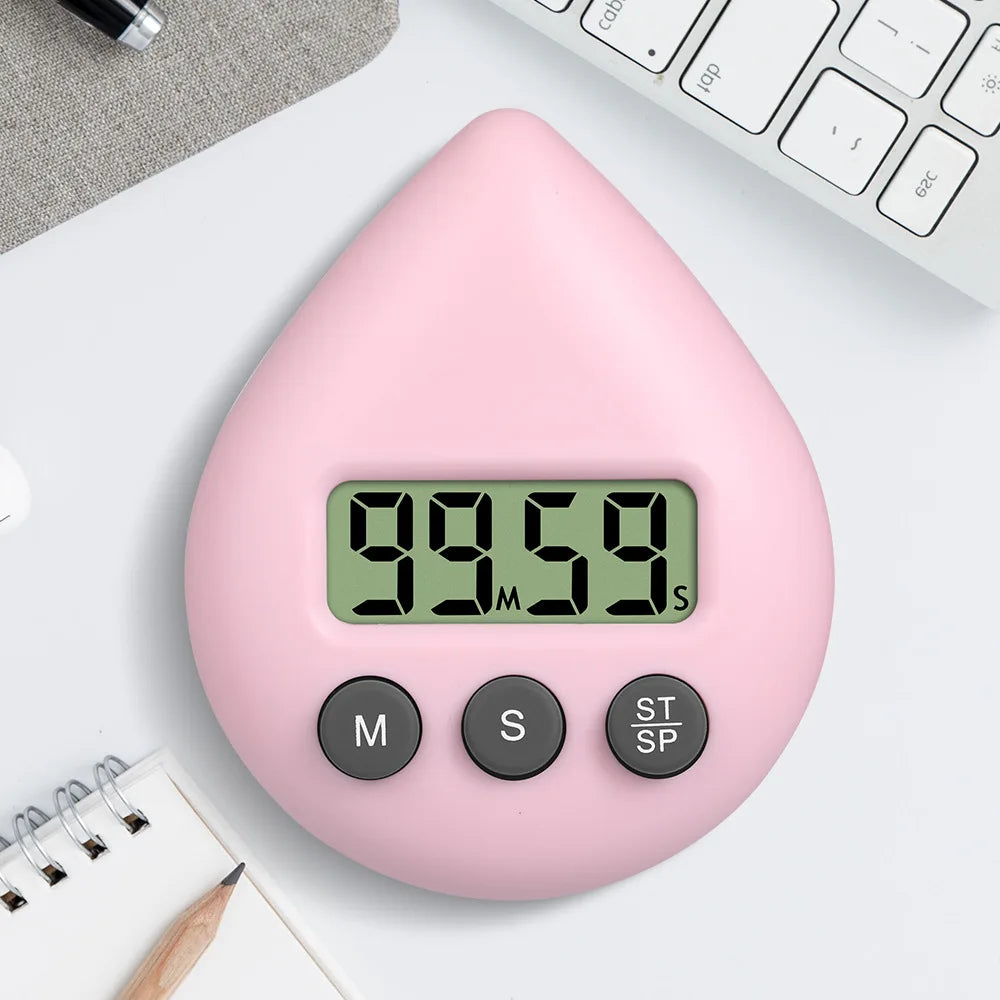 KT THERMO Digital Kitchen Timer – Countdown Clock & Alarm Digital Kitchen Timer Axl Light pink