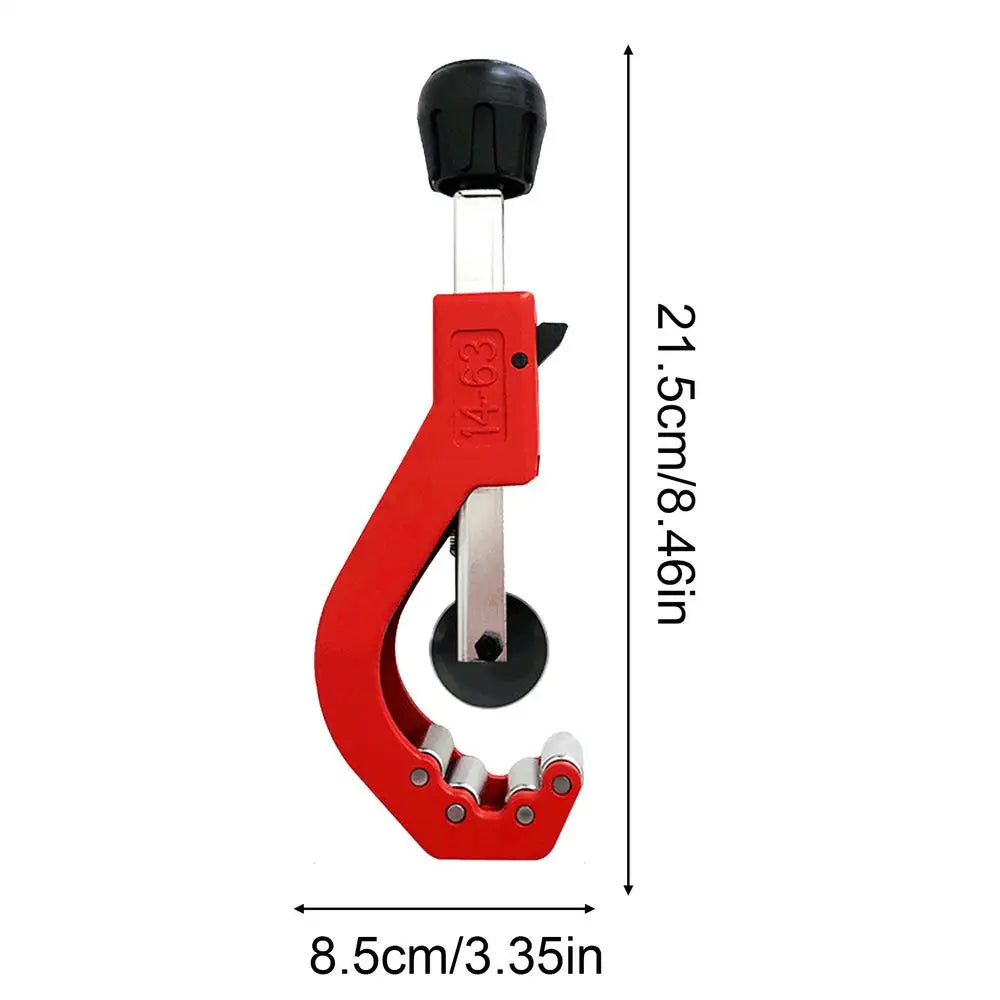 Manual PVC & PE Pipe Cutter – Cuts PP, PVC, Aluminum Tubing Pipe Cutter Tool Axl Red
