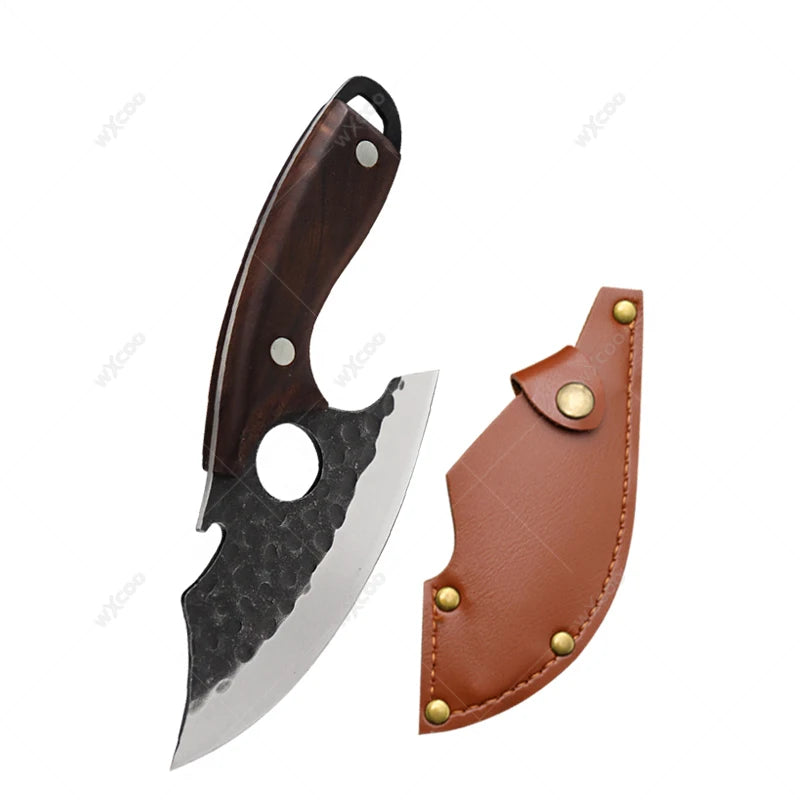 Professional Stainless Steel Boning Knife with Cover | 14.5cm Boning Knife Axl Knife C