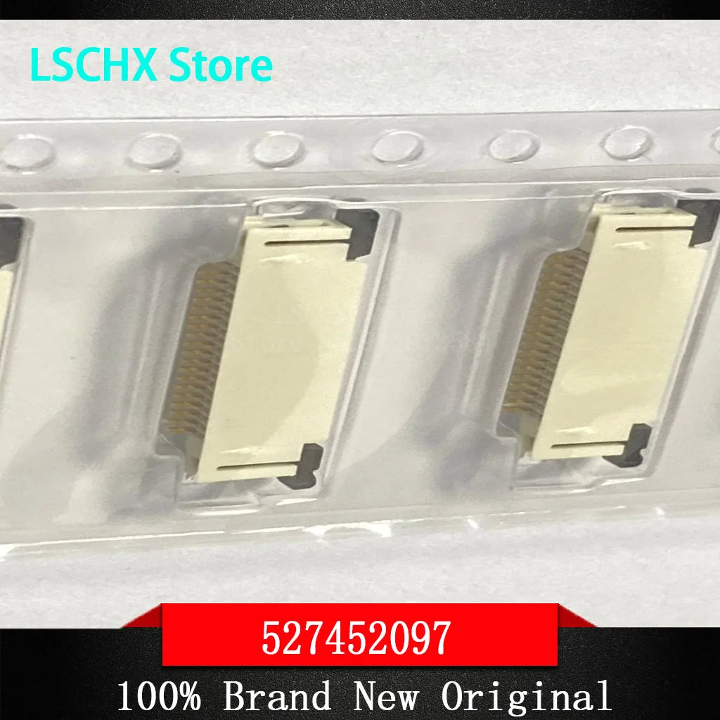 20pcs SMD SIM Card Connectors P=0.5mm Drawer Type 527452097 SMD SIM Connector Axl
