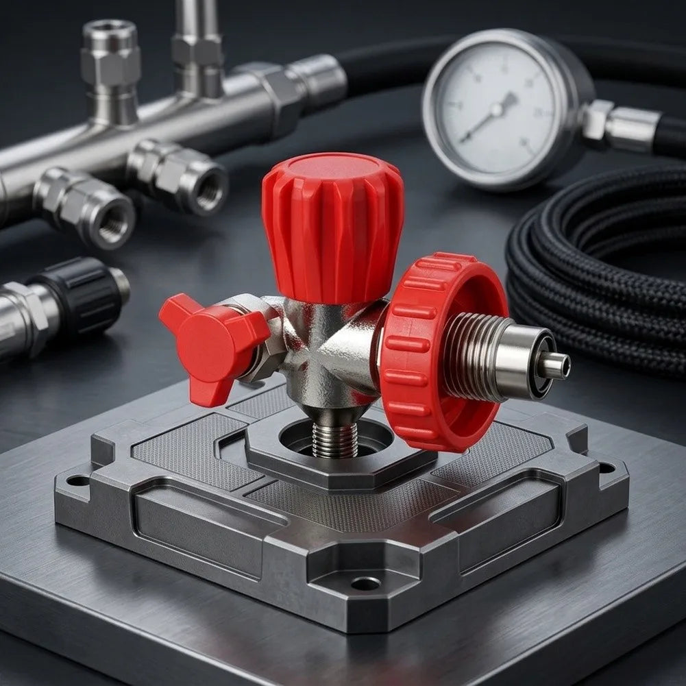 Pneumatic Switch Valve – High-Pressure Air Compressor Pump Fitting Pneumatic Switch Valve Axl