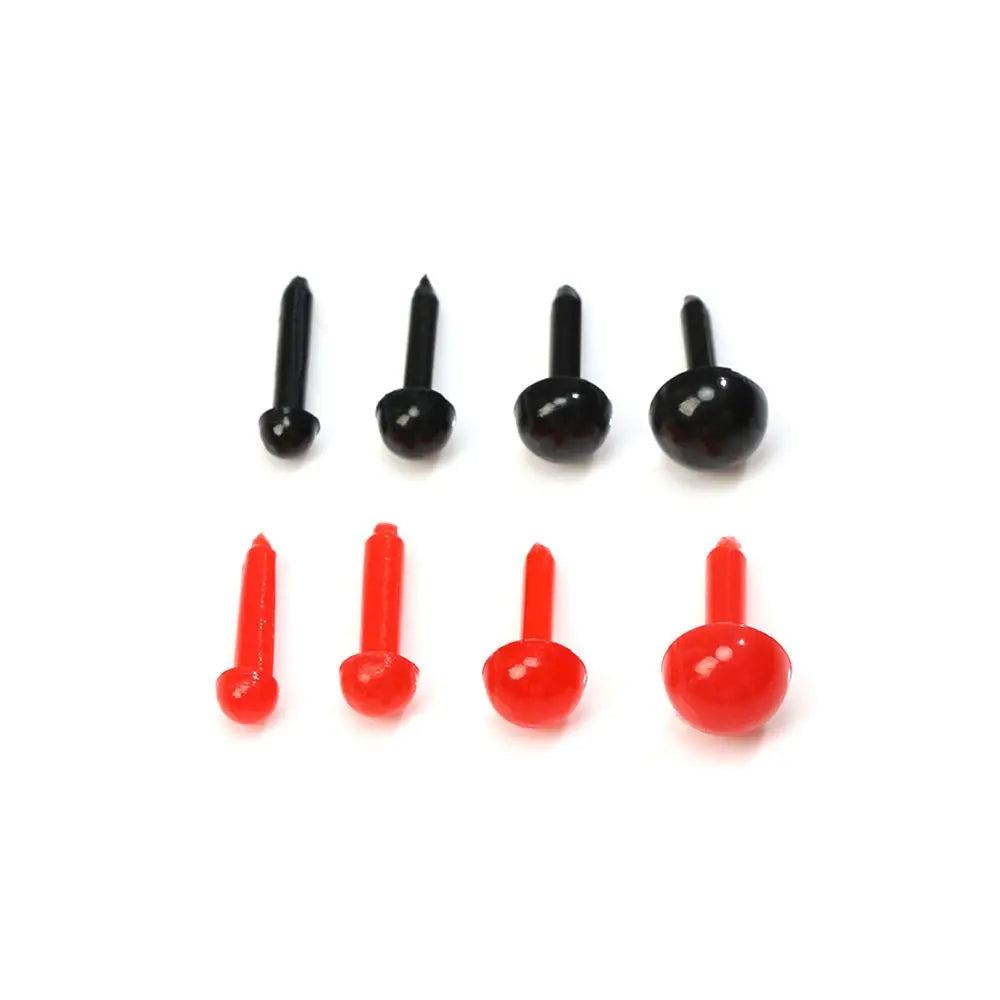 100 Pcs Mini Safety Doll Noses & Eyes 3mm–6mm | Craft DIY Doll Craft Accessories Axl