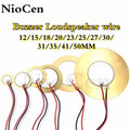 10pcs Piezoelectric Ceramic Disc Sensors 12–50mm | Buzzer Piezo Ceramic Sensor Axl 10pcs 15MM