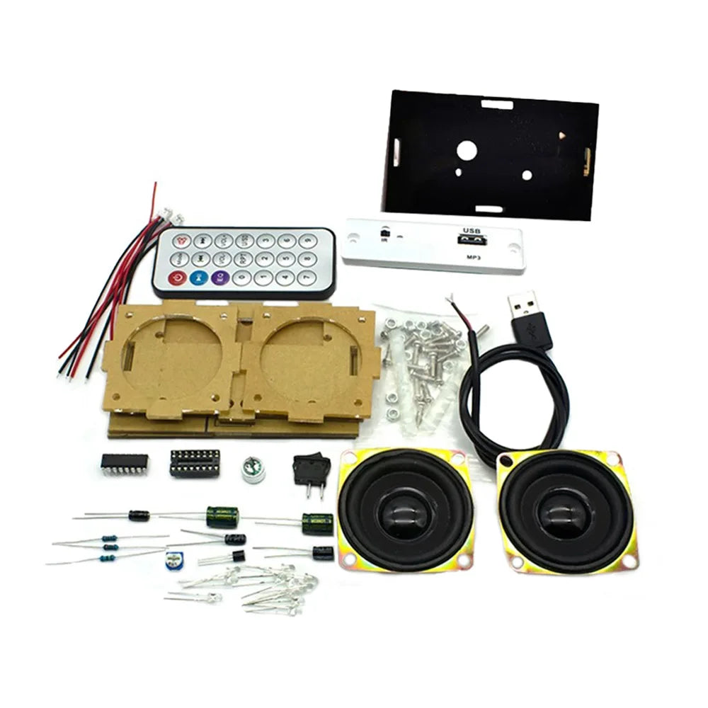 DIY Bluetooth Stereo Speaker Soldering Kit – Acrylic Build DIY Speaker Kit Axl 1DIY Kit
