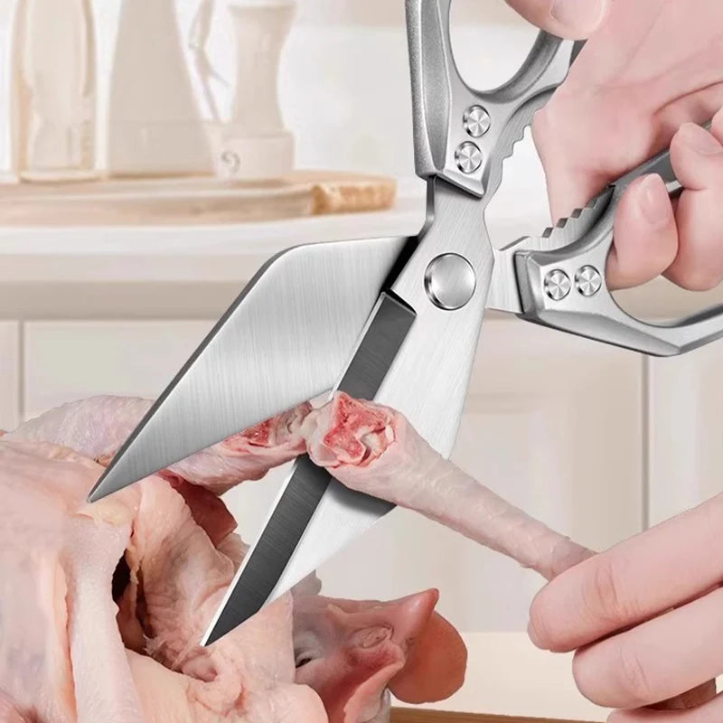 Stainless Steel Kitchen Shears – Heavy-Duty Meat & Poultry Scissors Kitchen Shears Axl