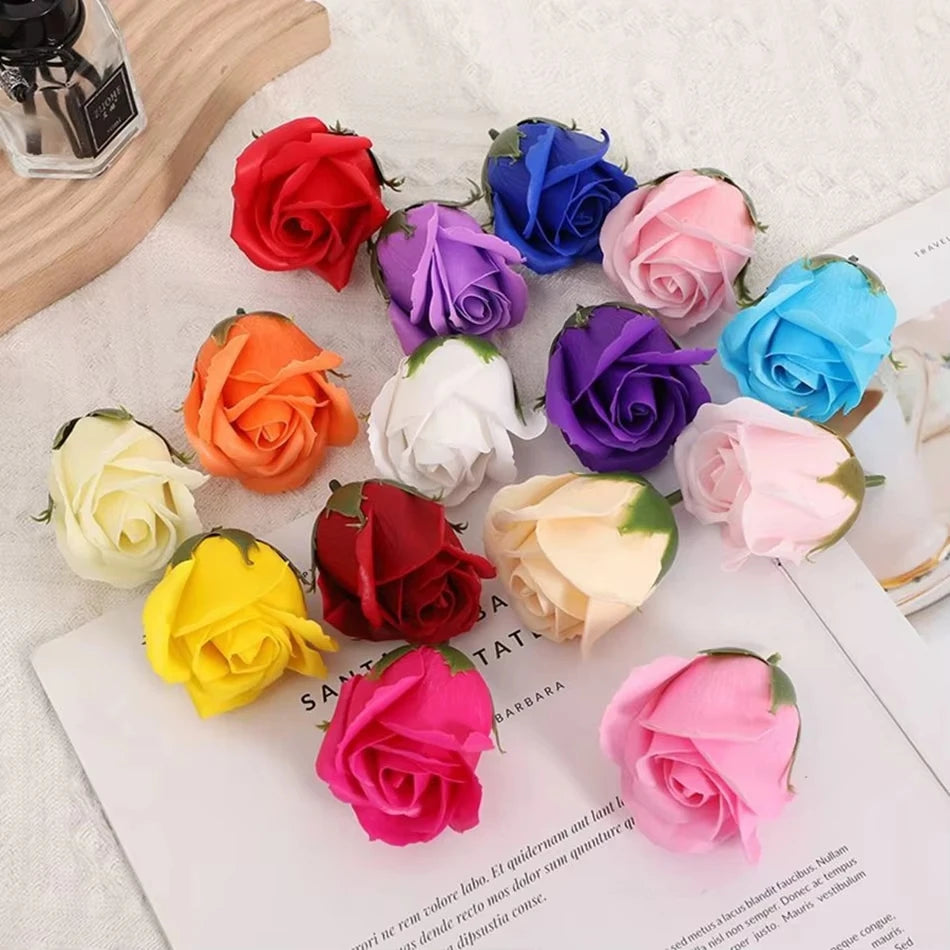 Soap Rose Artificial Flowers for Wedding, Gift & Home Décor Artificial Flower Heads Axl