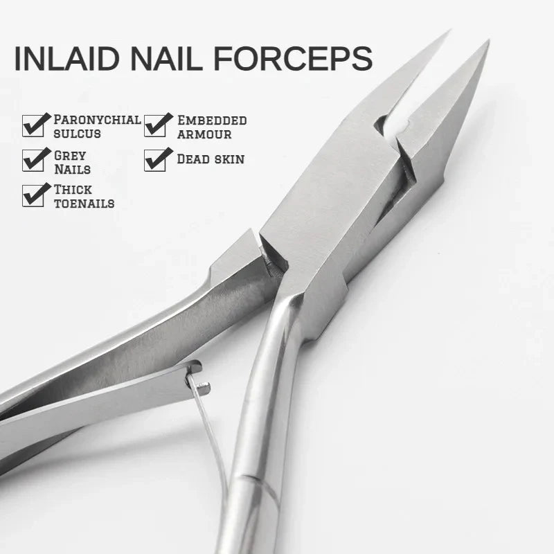 Stainless Steel Nail Nipper – Cuticle & Toenail Clipper Nail Nipper Tool Axl