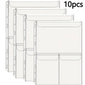 10-Pack A4 Folder Pockets – No-Zip Cash Envelopes & Budget Binder Folder Pocket Set Axl 10pcs-Three pockets