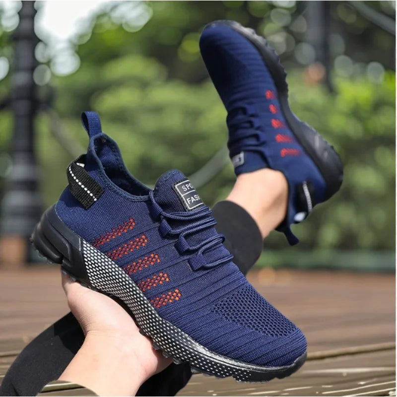 ZULIWAGN Men's Lightweight Lace-Up Casual Sneakers & Walking Shoes Men's Casual Sneakers Axl