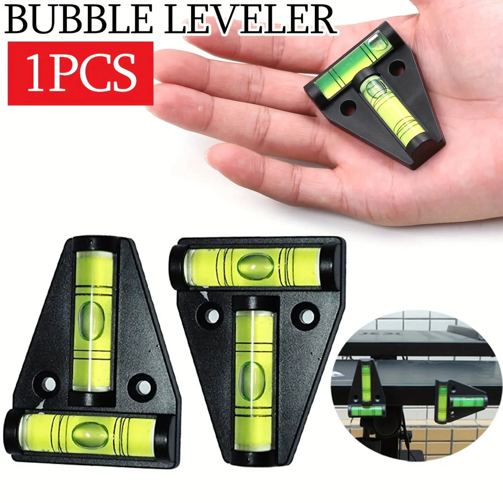 T-Type Bubble Level Tool – Compact Spirit Level for DIY Spirit Level Tool Axl