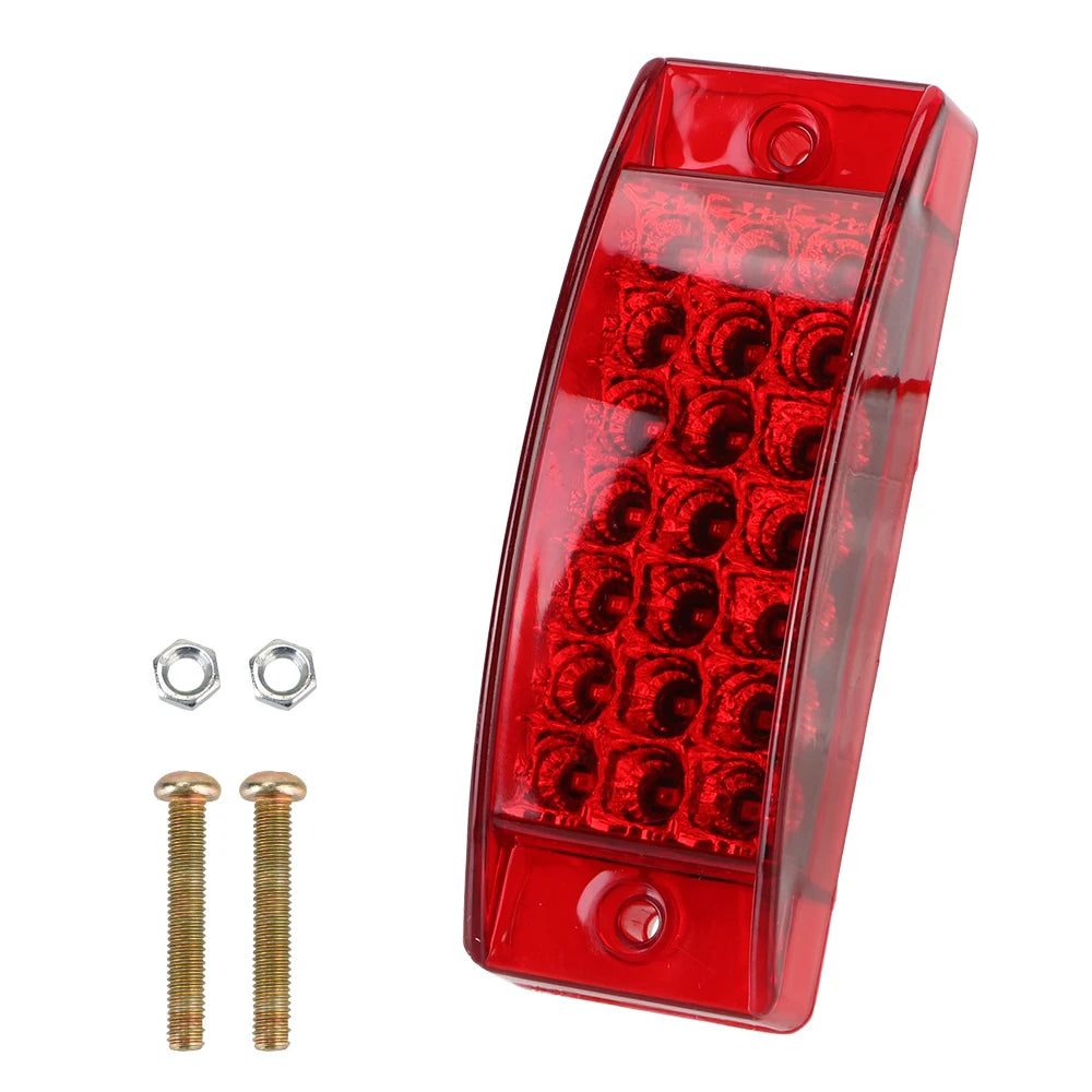 21 LED Flowing Tail Light Brake Indicator Lamp 12V 24V Truck LED Tail Light Axl Red