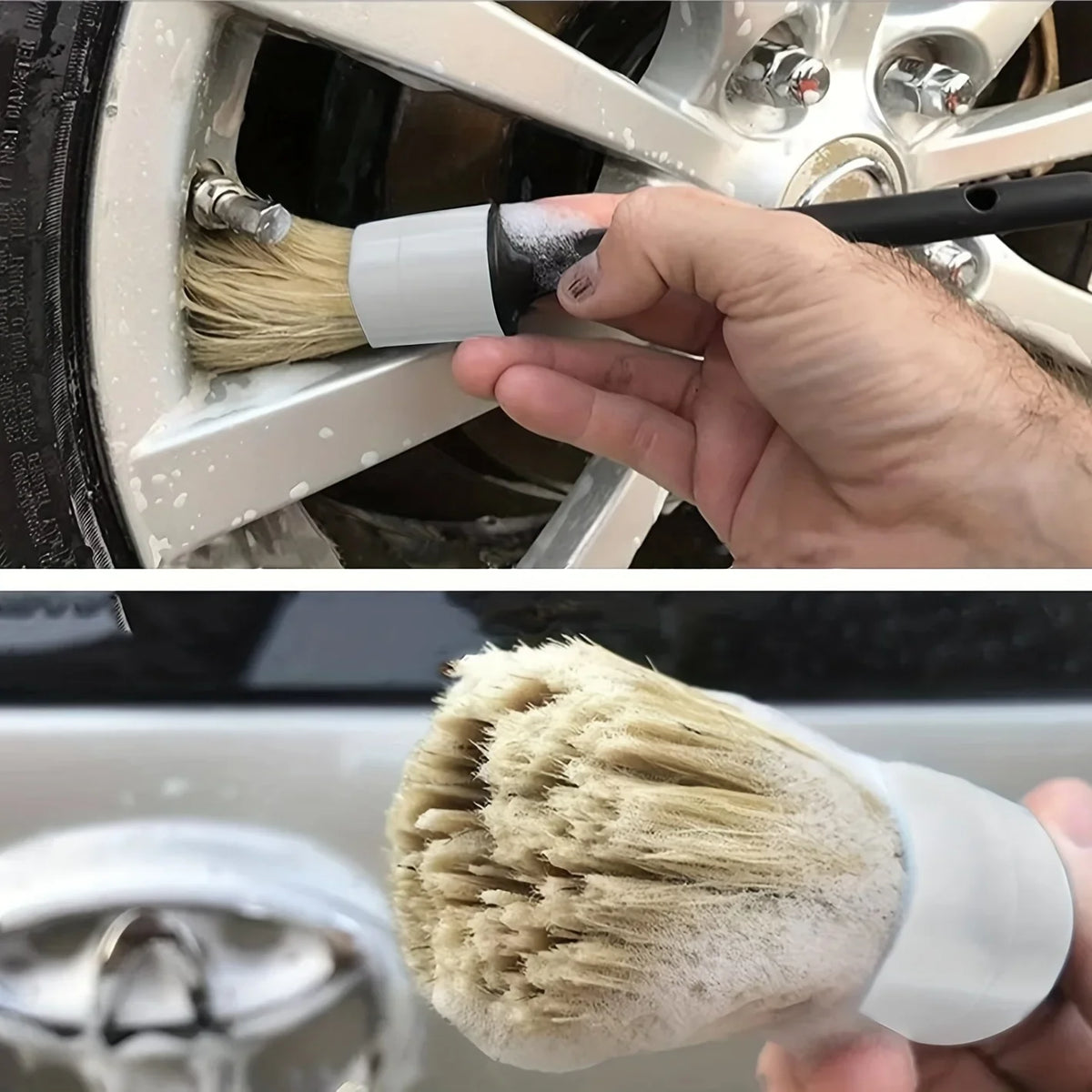 Ultra-Soft Car Detail Brushes – Wheels, Vents & Interior Car Detailing Brushes Axl