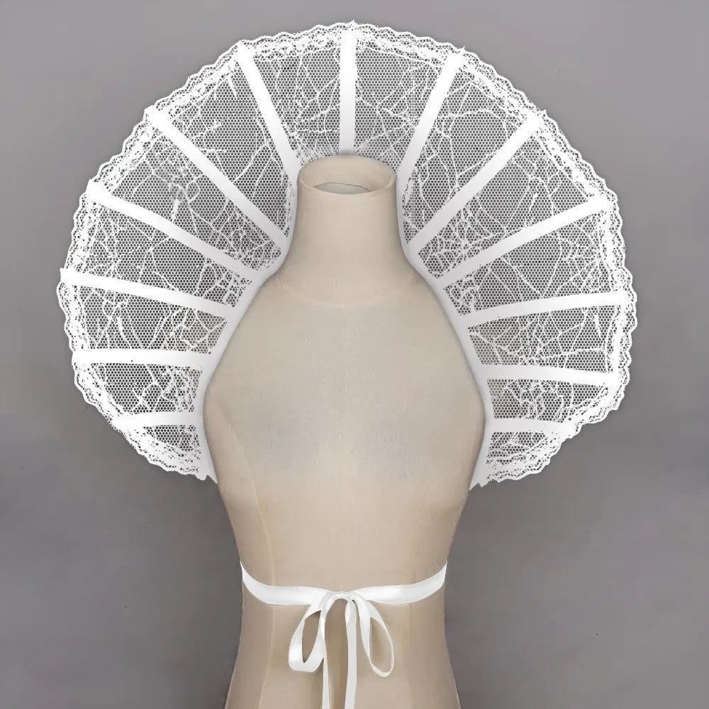 Victorian Lace Stand-Up Collar – Gothic Medieval Costume Accessory Costume Collar Axl Style B One Size