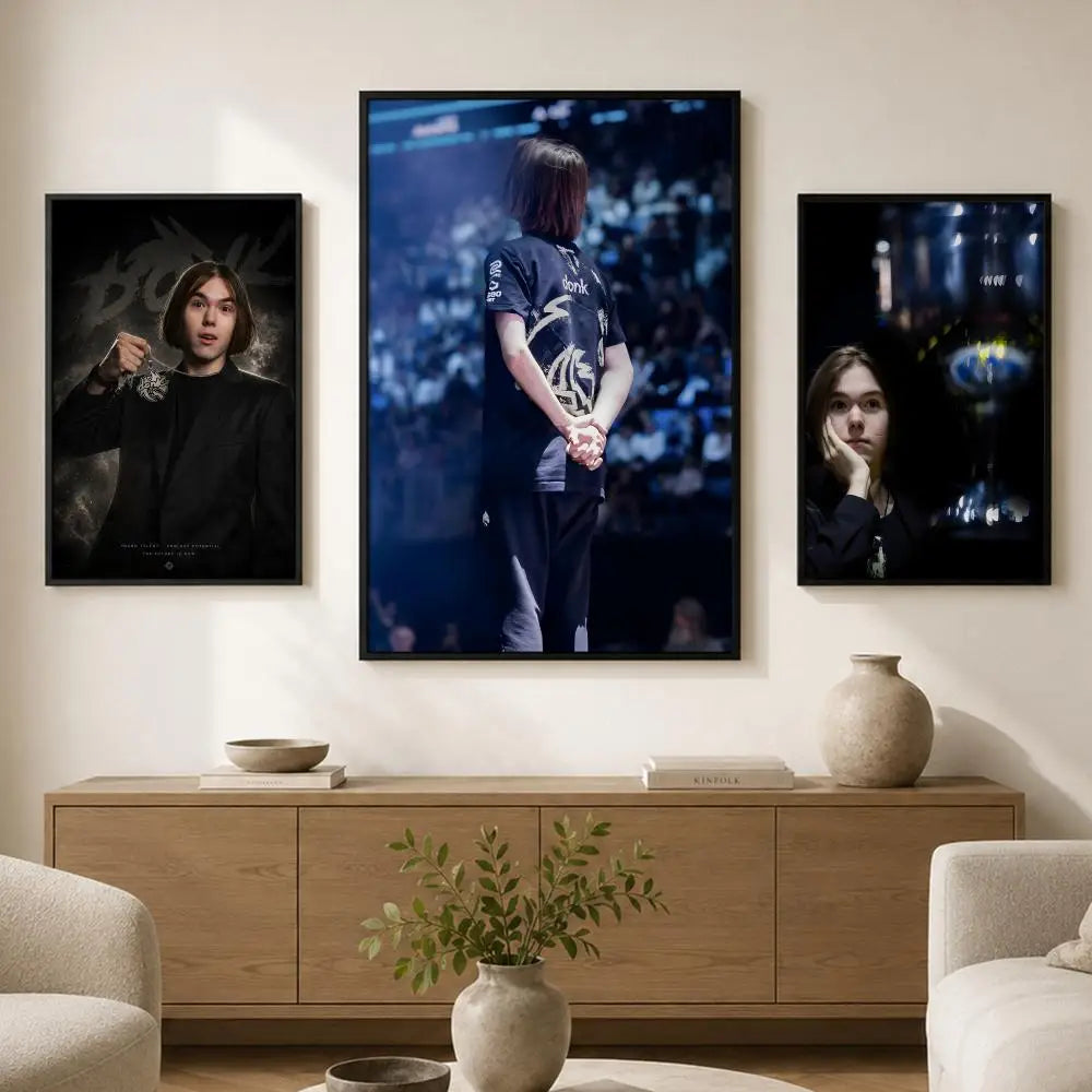 Esports Danil Kryshkovets Wall Poster – Self-Adhesive HD Decor Decorative Wall Poster Axl