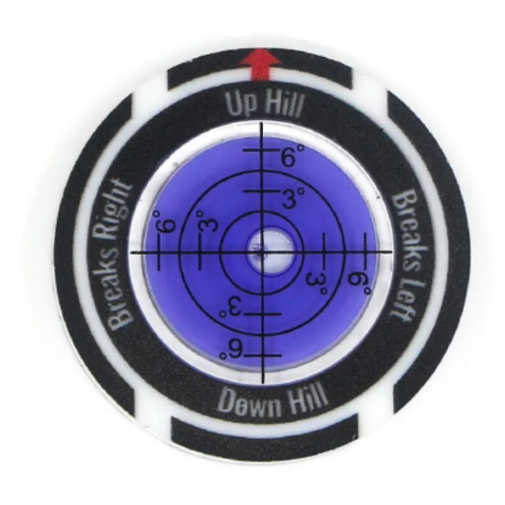 Golf Green Reading Tool – Spirit Level & Ball Marker Golf Training Aid Axl Style 11