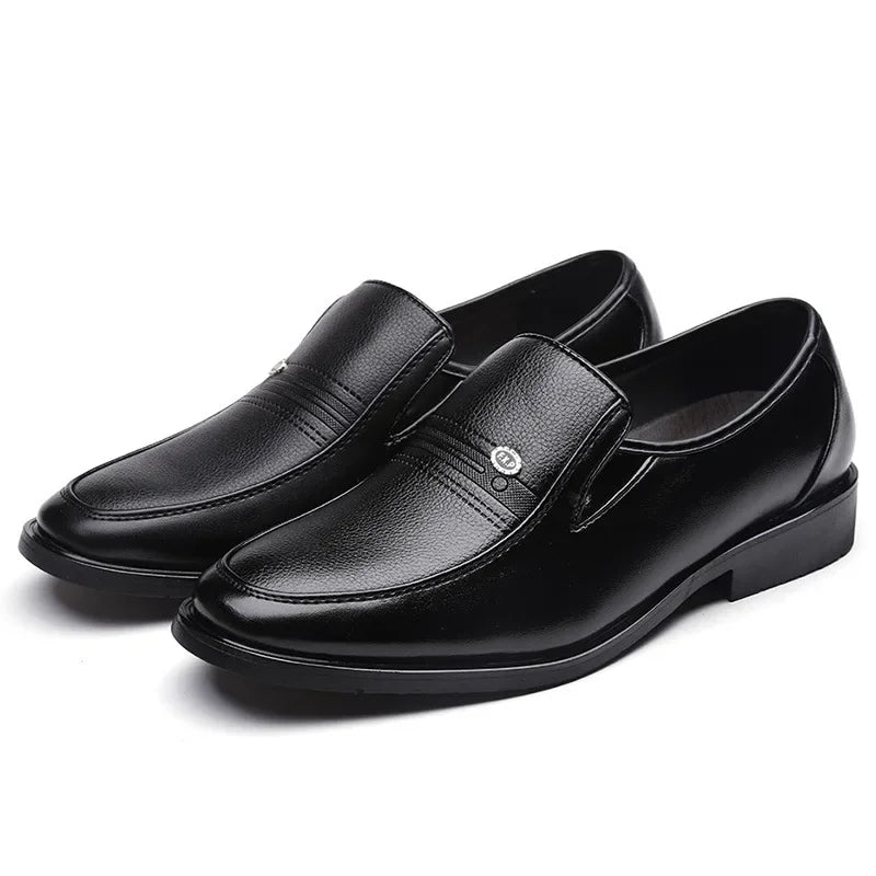 YBQJOO Men's Slip-On Loafers – Business Casual Flat Shoes Men's Slip-On Loafers Axl