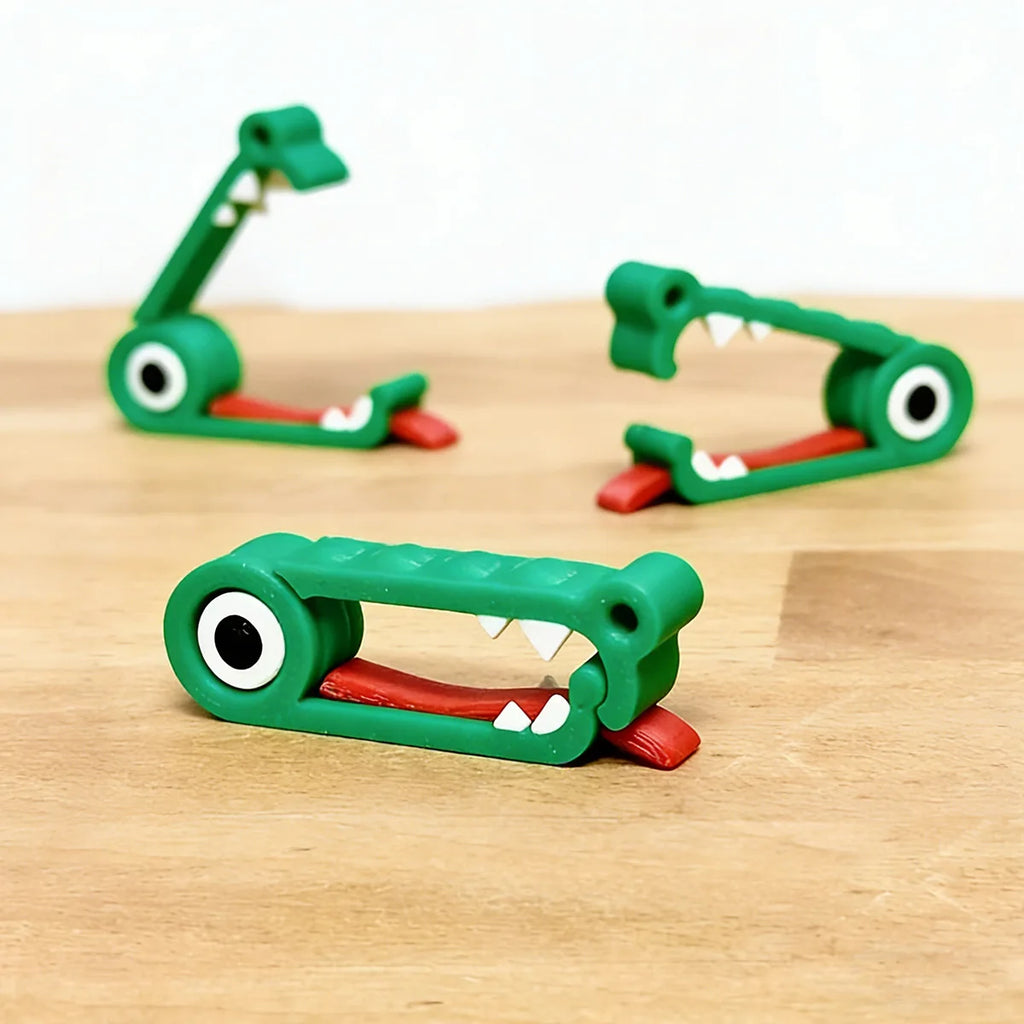 Crocodile Cable Organizer Clips 10/20 Pack – Cute Cord Holder Cable Organizer Clips Axl