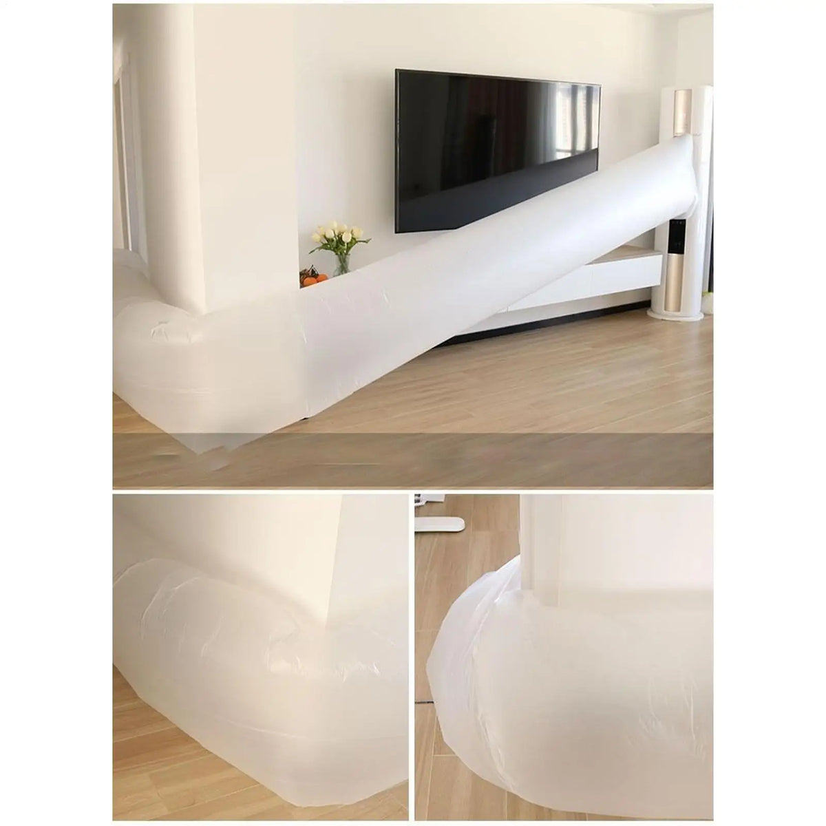 AC Blower Hose Bag – 16m Flexible Airflow Guide Duct AC Airflow Duct Bag Axl