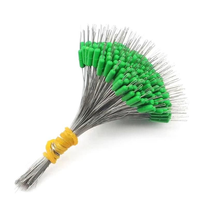 300 Pcs Silicone Fishing Bobber Stoppers & Space Bean Connectors Fishing Bobber Stopper Axl