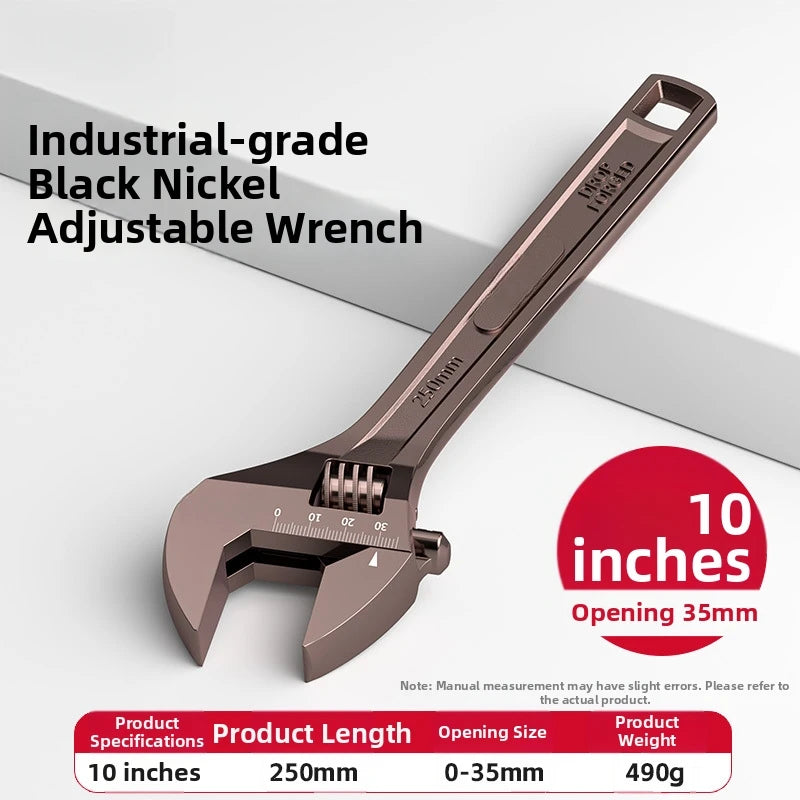 Adjustable Wrench 8/10/12 Inch – Carbon Steel Pipe Spanner Adjustable Wrench Axl 10 inch China Mainland