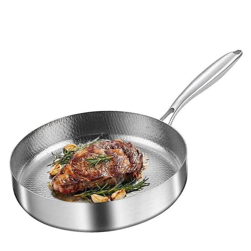 PGY Titanium Hammered Frying Pan 20/24/28cm All Cooktop Titanium Frying Pan Axl