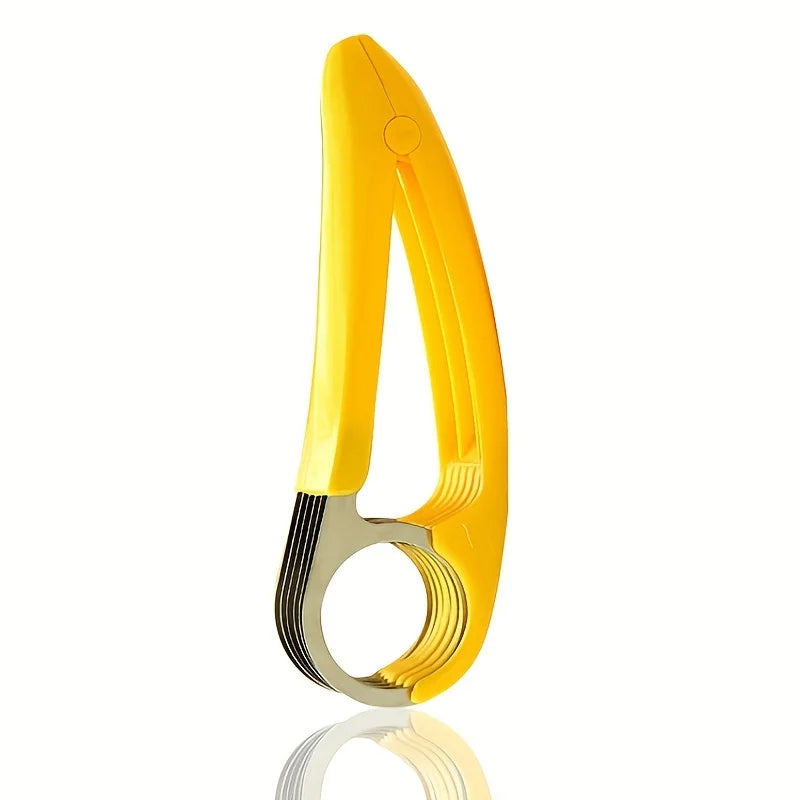 Stainless Steel Banana & Hot Dog Slicer | Multi-Purpose Cutter Food Slicer Tool Axl 1pc