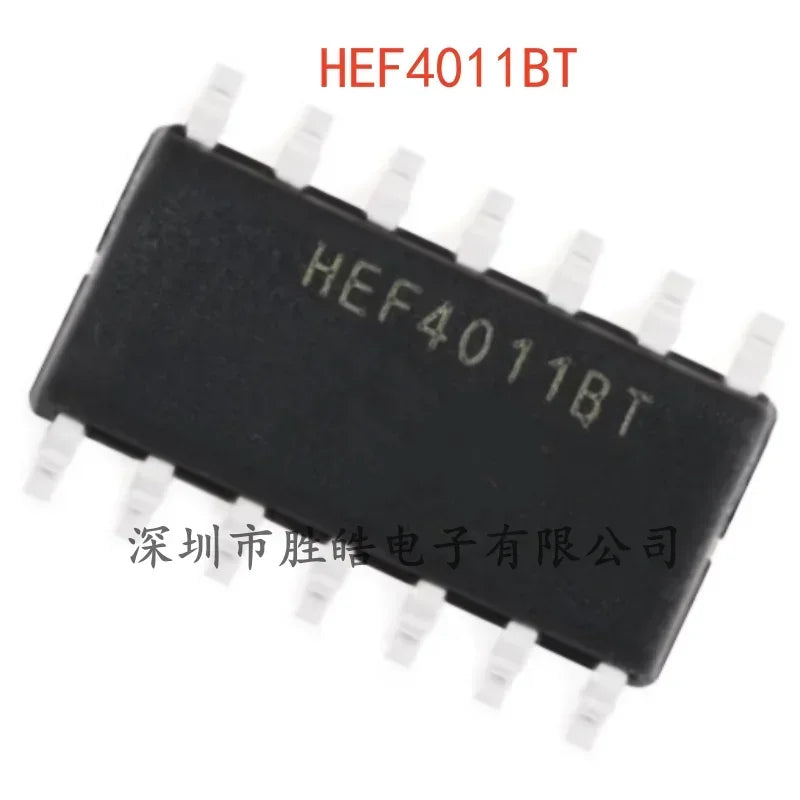 HEF4011BT Quad 2-Input NAND Gate SOIC-14 Logic IC – 10 Pack Logic IC Chip Axl Default Title