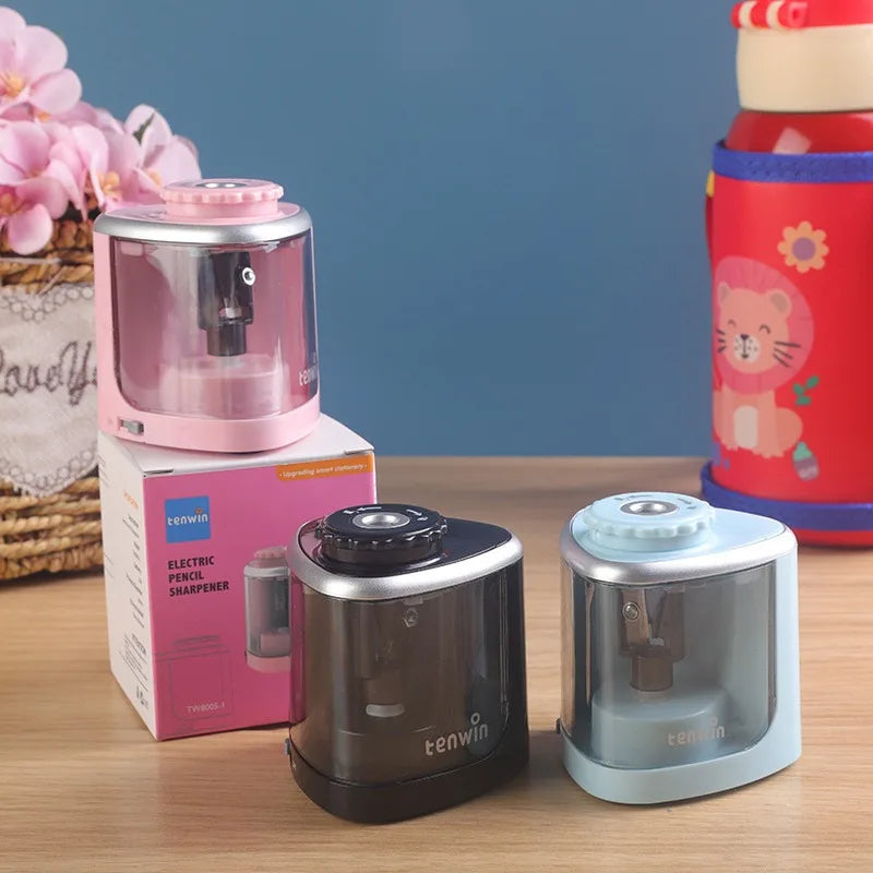 Electric Pencil Sharpener Touch Switch – 6-8mm & Color Pencils Electric Pencil Sharpener Axl