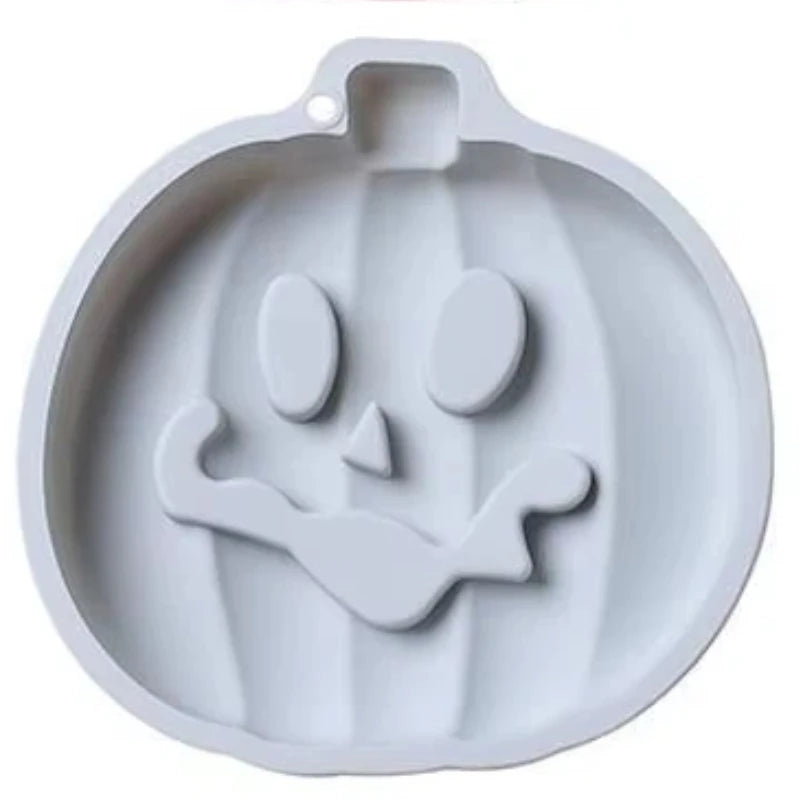 8-Inch Pumpkin Silicone Baking Mold | Halloween Mousse Cake Tray Silicone Baking Mold Axl Blue