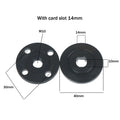 Angle Grinder Inner Flange & Outer Lock Nut – 20mm & 22mm Bore Grinder Flange Set Axl Black
