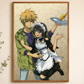 Maid Sama Anime Poster – Waterproof PVC Peel-and-Stick Wall Art Anime Wall Poster Axl White14 50X70cmNoframe