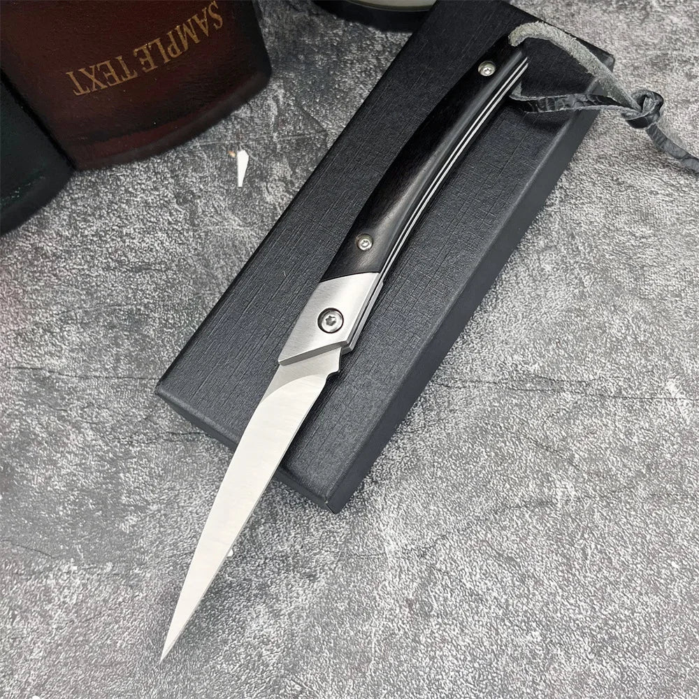 D2 Steel Mini Folding Knife – EDC Camping Pocket Knife Folding Pocket Knife Axl 1pcs