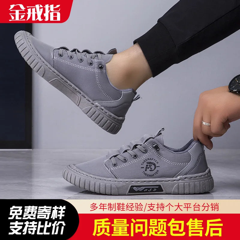 Men's Canvas Slip-On Sneakers – Anti-Odor Casual Loafers Canvas Slip-On Sneakers Axl