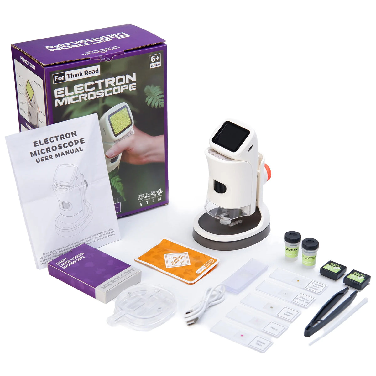 1000X Lab Microscope Kit – Educational Science Toy for Kids Educational Microscope Kit Axl