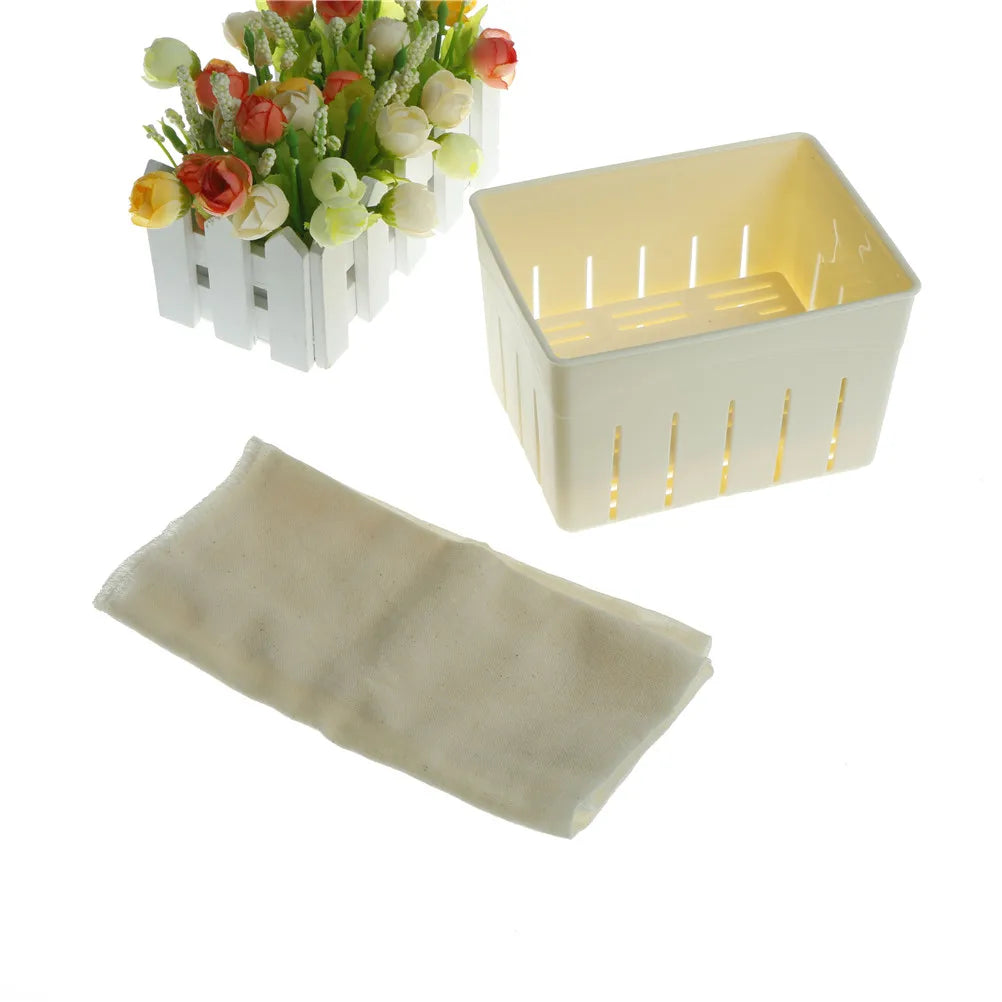 Tofu Maker Press Mold Kit with Cheesecloth – DIY Soy Mould Tofu Press Mold Kit Axl