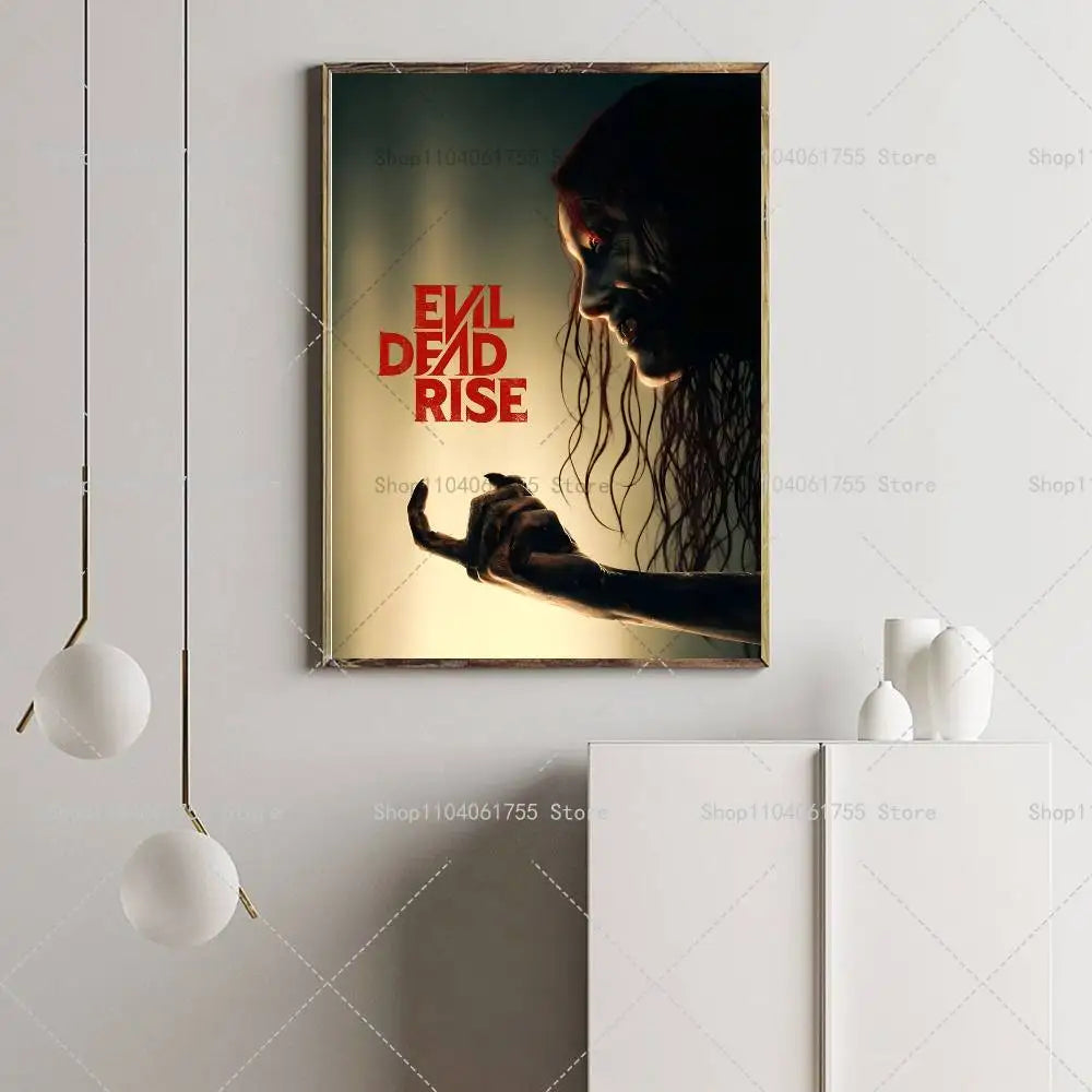 Evil Dead Rise Movie Poster – Self-Adhesive Wall Art Print Movie Wall Poster Axl