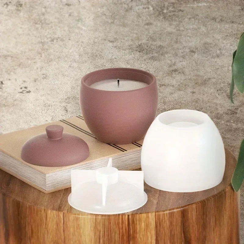 Pear-Shaped Silicone Mould – DIY Candle Cup & Resin Craft Mold Silicone Craft Mould Axl