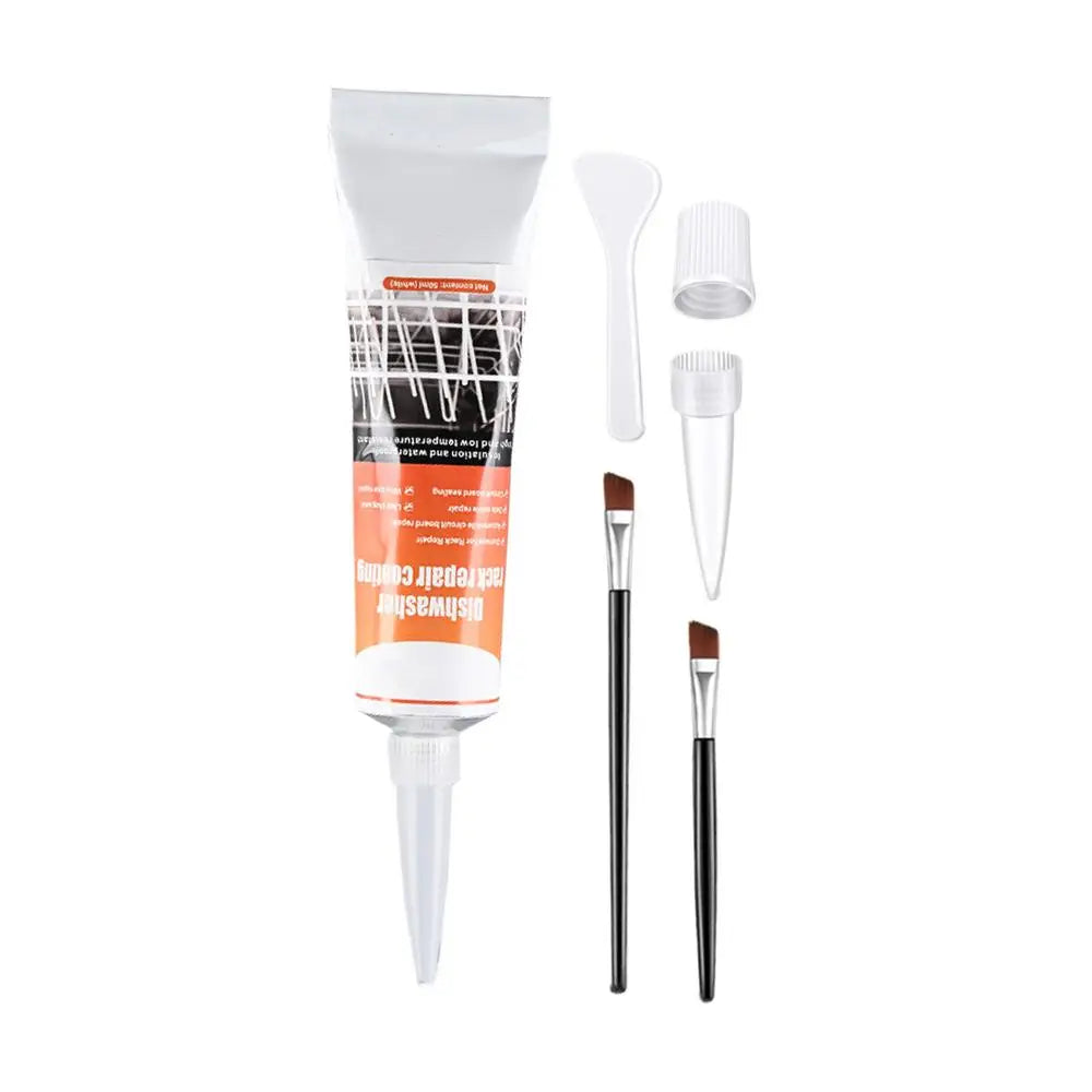50ml Dishwasher Rack Repair Kit – Rust Coating & 2 Brushes Appliance Repair Kit Axl 1 Set