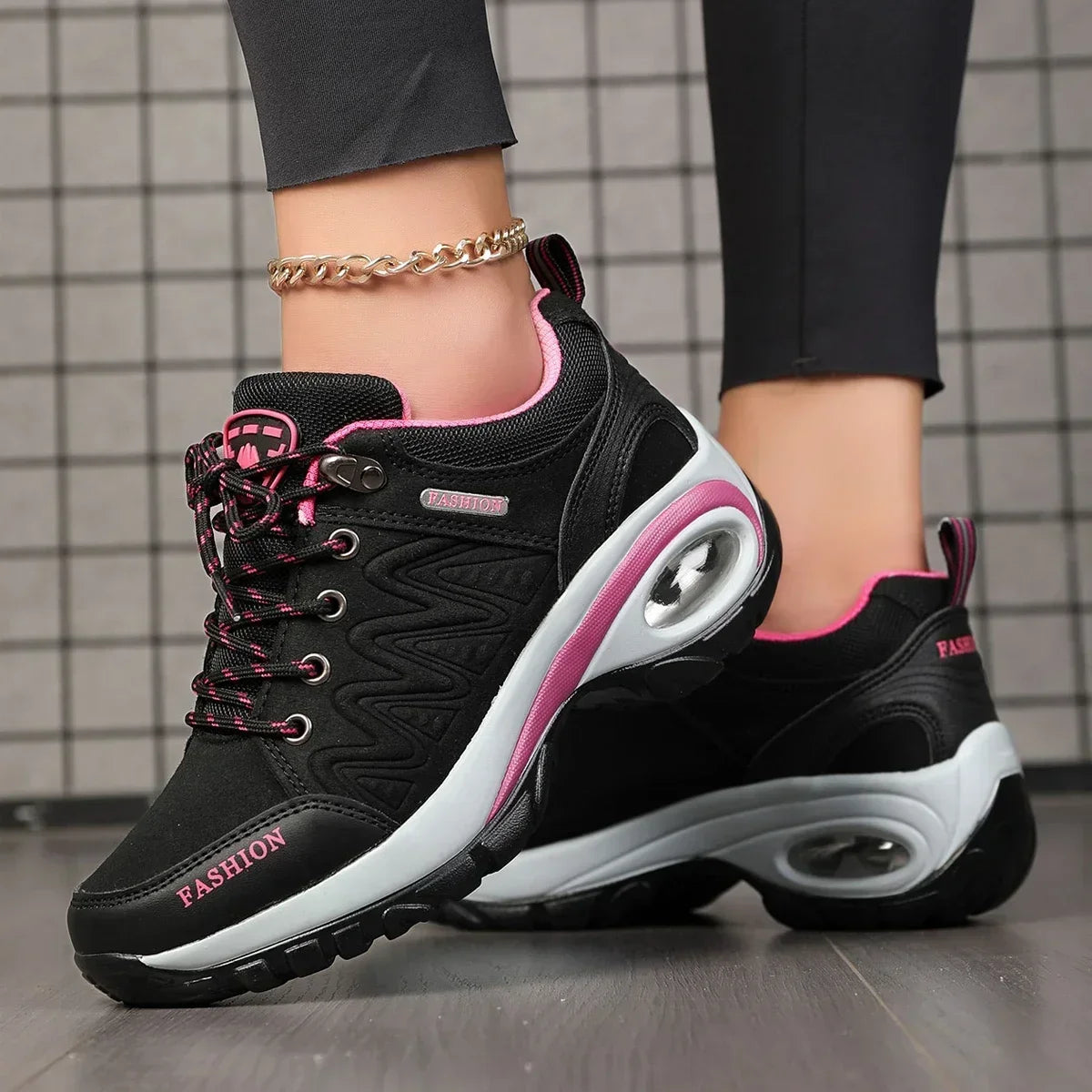 Women's Thick Sole Anti-Slip Flat Walking Shoes | Casual Sneakers Women's Flat Sneakers Axl