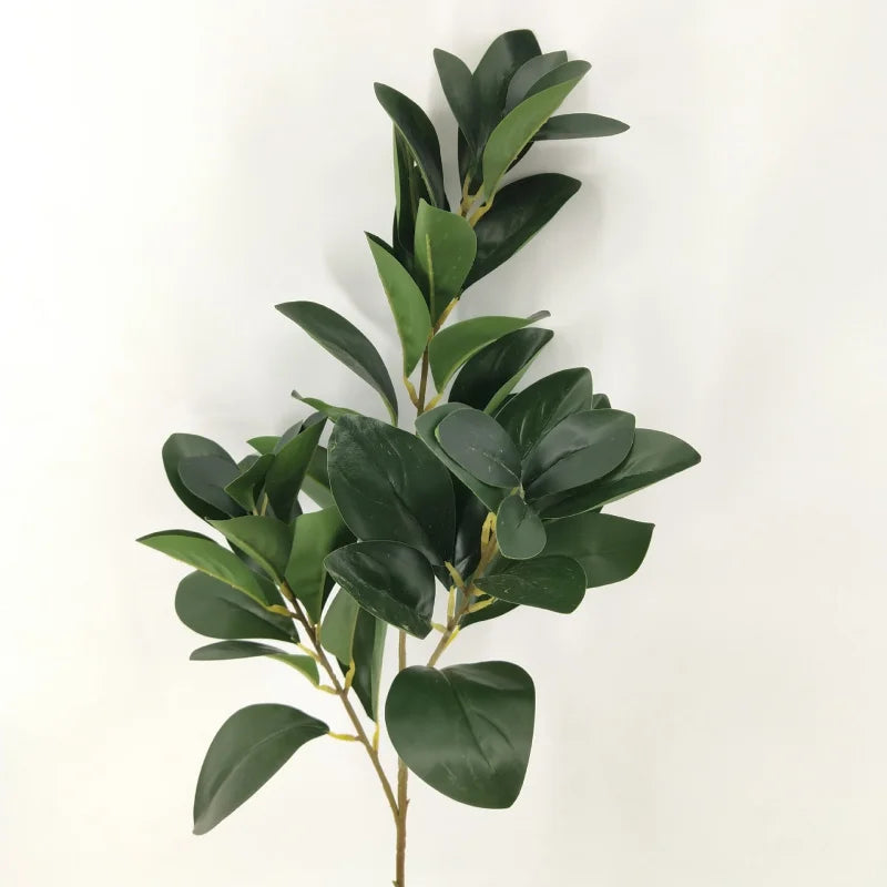 Artificial Green Leaf Stem – Fake Foliage Branch for Floral Decor Artificial Foliage Stem Axl