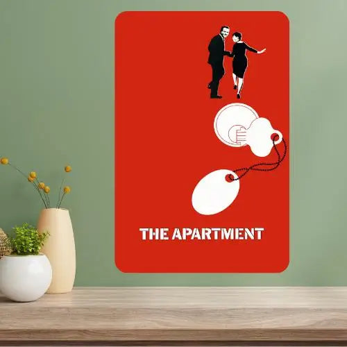 The Apartment Classic Movie Metal Poster Sign | Vintage Wall Art Metal Wall Sign Axl aluminum sign aluminum 40x30cm